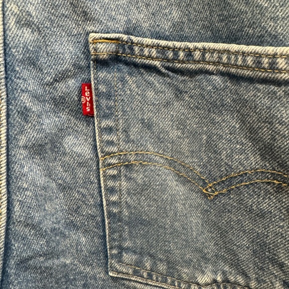 Light Wash Denim Overalls (Short Length) - Picture 5 of 5
